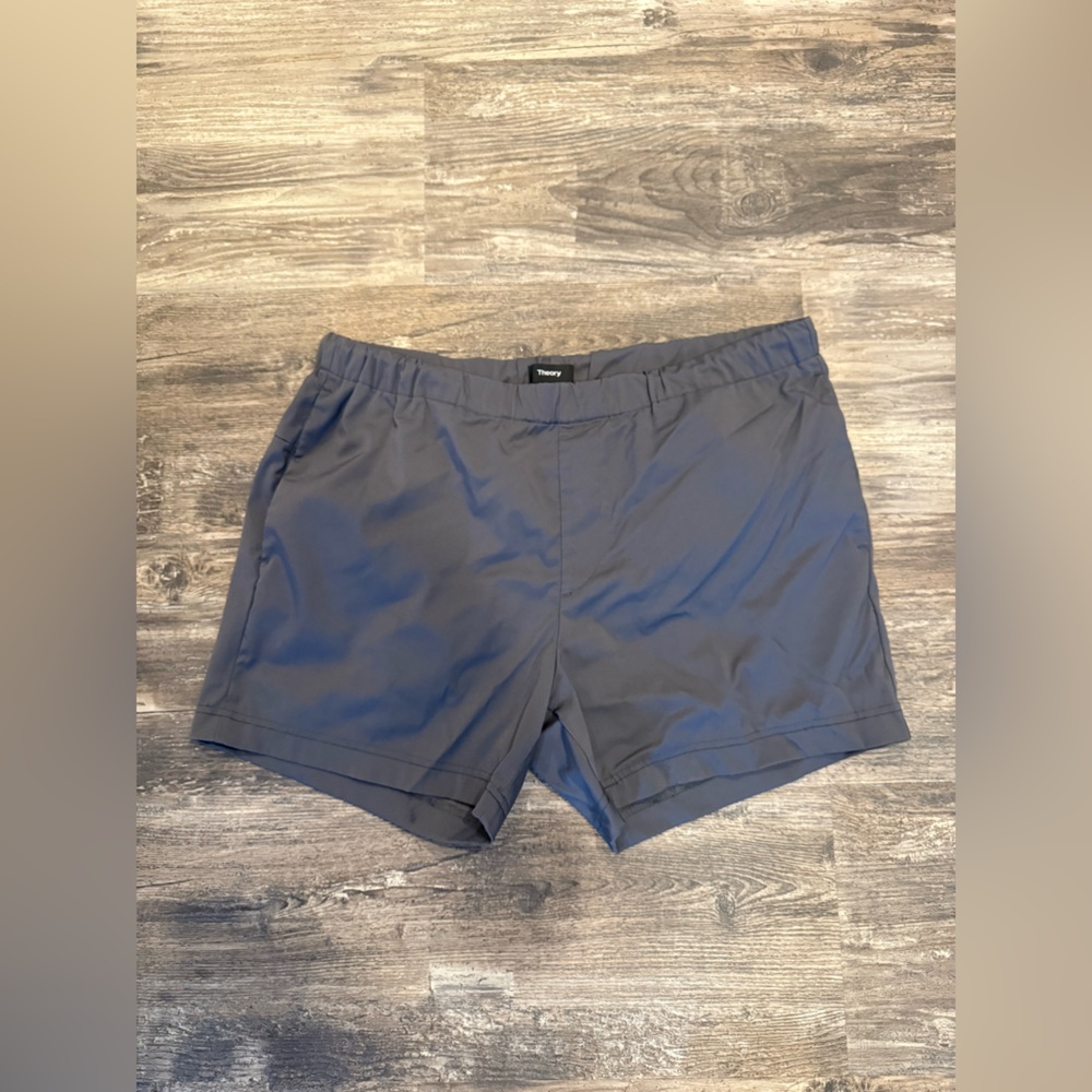 Theory Charcoal Gray Shorts